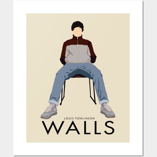 Louis Tomlinson - WALLS Wall Art by origin illustrations